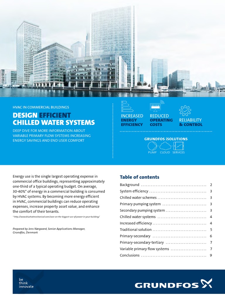 Efficient: Design Chilled Water Systems | PDF | Pump | Air Conditioning