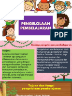 Konsep Pengelolaan Pembelajaran