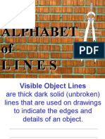 the alphabet pf lines