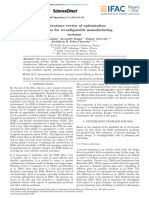 A Literature Review of Optimization Problems For Reconfigurable Manufacturing Systems (2019) Alternative 2