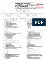 Soal Pat PKKW Xi TKR 2020-2021