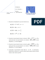 Taller Metodos de Aproximaciones Lineales