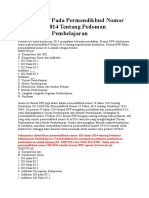 Format RPP Pada Permendikbud Nomor 103 Tahun 2014 Tentang Pedoman Pelaksanaan