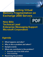 Troubleshooting Virtual Memory Fragmentation On Exchange 2000 Servers