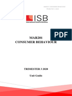 MAR201 Consumer Behavior - UEH-ISB - Unit Guide - Thu Nguyen - Final