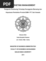 Download Pengaruh Positioning Terhadap Keunggulan Bersaing Dan Keputusan Pembelian Produk SGM-1 PT Sari Husada by Yohan Suryanto Pramono SN51150712 doc pdf