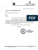 Oficio - MINEDUj - N°029 - Entrega Modens - IESTP - Tembladera