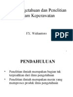 KONSEP DASAR PENELITIAN KEPERAWATAN - September2020