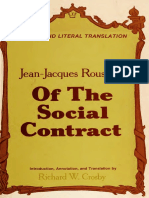 Rousseau - of The Social Contract