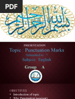 Punctution English