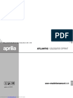 Aprilia Atlantic 125 250 500 User Manual