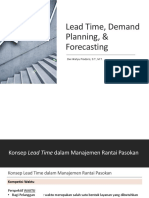 SHARE 03 Lead Time, Demand Planning, Forecasting