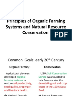 Principles of Organic Farming Systems and Natural Resource Conservation