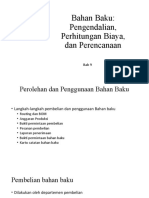 Pengendalian Persediaan Bahan Baku