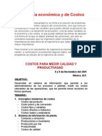 Ingeniería de Costos y Análisis Económico