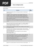 Excel - 1G - Regional - Sales: Project Description