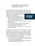 Metode Pelaksanaan Konsultan Manajemen Konstruksi Proyek Pembangunan Bali Exclusive International Airport