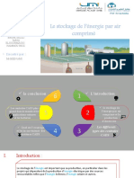 Stockage D'énergie Par Air Comprime