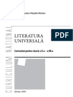 Literatura Universala (Scoala Nationala)