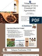 Value Stream Mapping of Clove Essential Oil Agroindustry