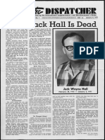 Dispatcher Ilwu Jack Hall Is Dead