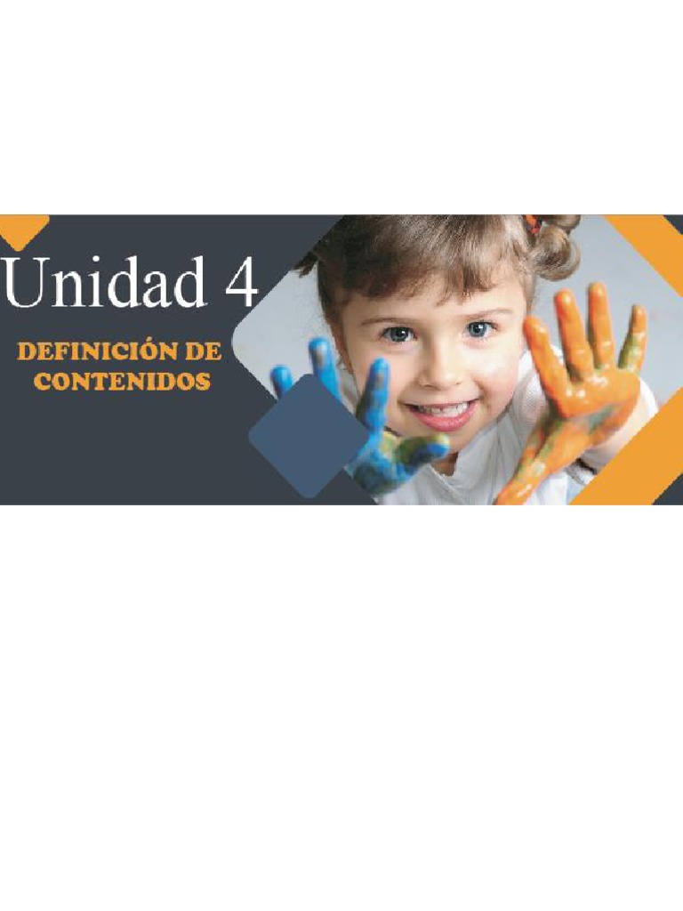 Unidad 4 | PDF | Educación de la primera infancia | Educación primaria