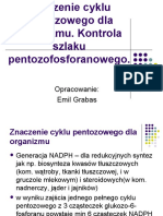 Znaczenie Cyklu Pentozowego Dla Organizmu - Połączenia Z Przemianami