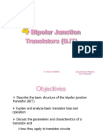 Bipolar Junction Transistors (BJT) : Department of Physics UAE University Dr. Naser Qamhieh