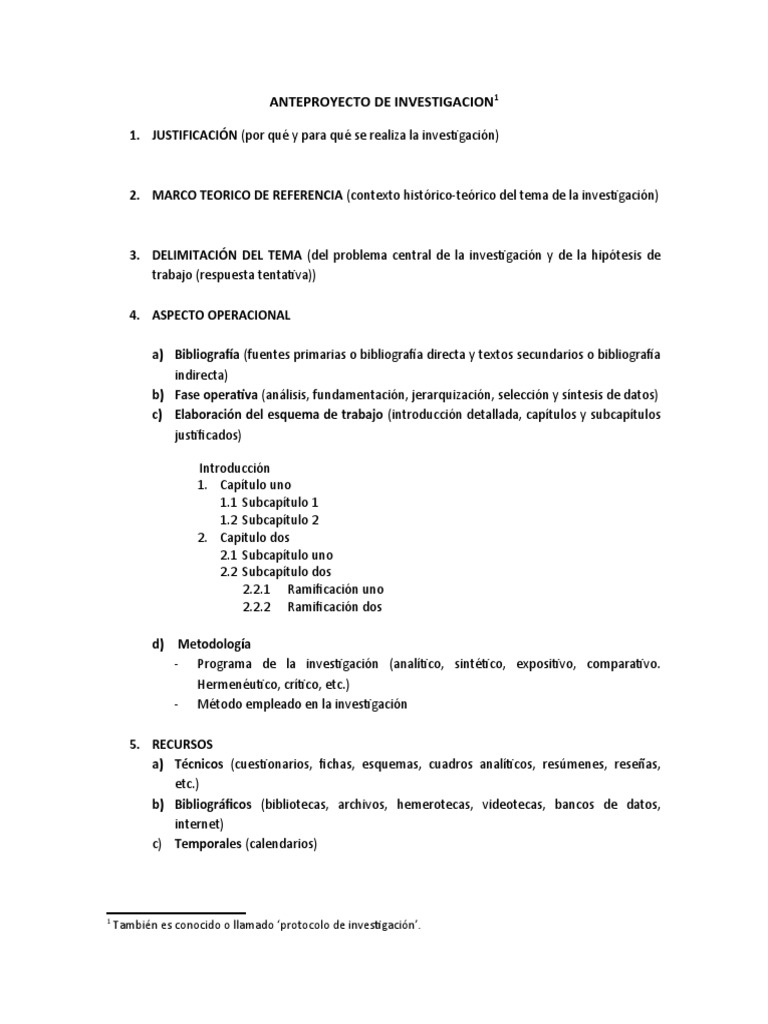ANTEPROYECTO DE INVESTIGACION Plantilla | PDF | Ciencia y matemática
