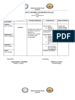 Weekly Home Learning Plan