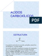 Estructura y propiedades de los ácidos carboxílicos