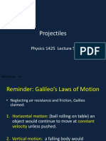Physics Lec 05 Projectiles