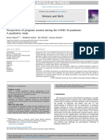 Perspectives of Pregnant Women During The COVID-19 Pandemica Qualitative Study (2021 Q1) Fiks
