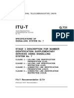 International Telecommunication Union: Recommendation