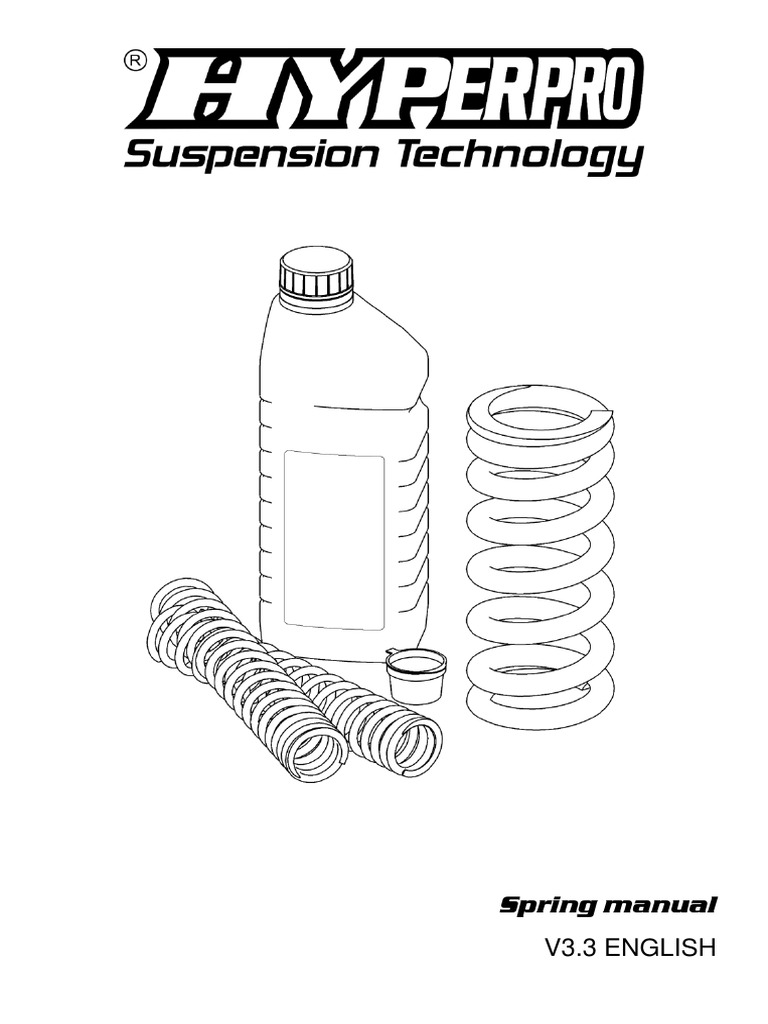 Hyperpro Spring Manual v3.3 E PDF Nut (Hardware) Screw