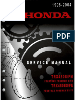 [1998-2004]Honda Trx450 Foreman Service Repair Manual