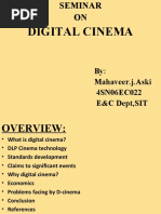 Digital Cinema: By: Mahaveer.j.Aski 4SN06EC022 E&C Dept, SIT