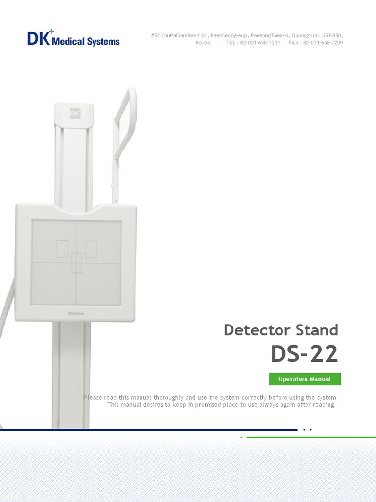DS-22 Detector Operation Manual | PDF | Radiation Protection | X Ray
