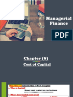 Chapter (8) Cost of Capital