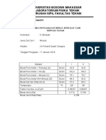 Tabel Pengamatan Berat Jenis Zat Cair