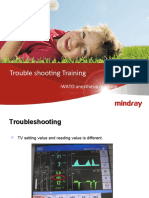 Trouble Shooting Training: - WATO Anesthesia Machine