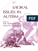 (Current Issues in Autism) Eric Schopler, Gary B. Mesibov (Auth.), Eric Schopler, Gary B. Mesibov (Eds.) - Behavioral Issues in Autism-Springer US (1994)