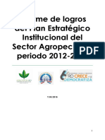 Informe de Seguimiento Plan Estratgico Institucional PEI Enero 2012- Diciembre 2018