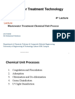 Lecture # 4 Chemical Unit Process
