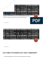 Materials Selection: Lecturer: Muhammad Sulaiman