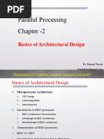 Parallel Processing Chapter - 2: Basics of Architectural Design