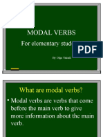 Modal Verbs: For Elementary Students