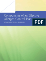 Components of An Effective Allergen Control Plan-A-Framework-Food-Processor-Plan