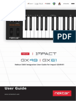 Using Impact GX49-61 With Nektar DAW Integration