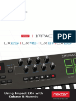 Using Impact LX+ With Cubase & Nuendo